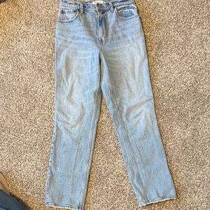 Abercrombie & Fitch Light Blue Straight Leg Jeans